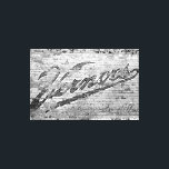 Lienzo Ann Arbor Michigan Vernors Brick Wall 1999<br><div class="desc">Ann Arbor Michigan Vernors Brick Wall 1999. Foto original de Scott Buel.</div>