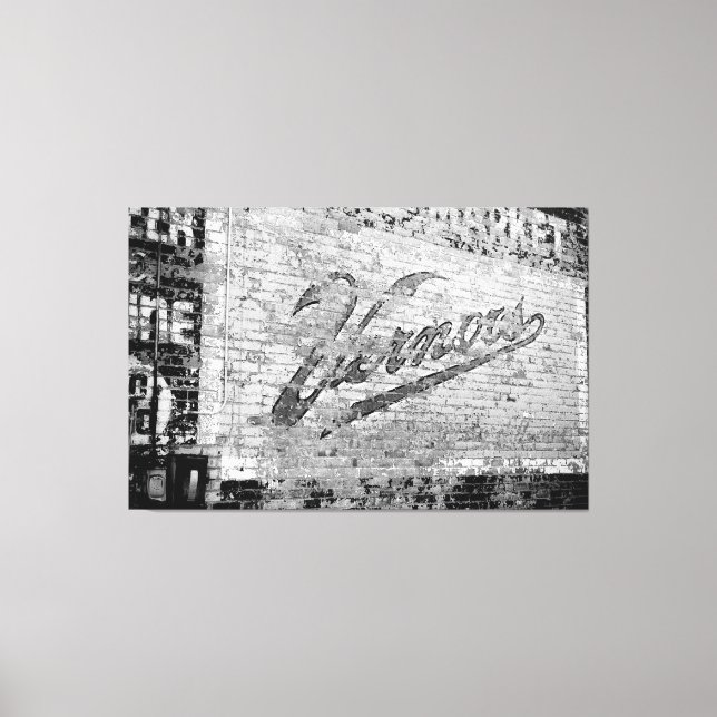 Lienzo Ann Arbor Michigan Vernors Old Brick Wall (Anverso)