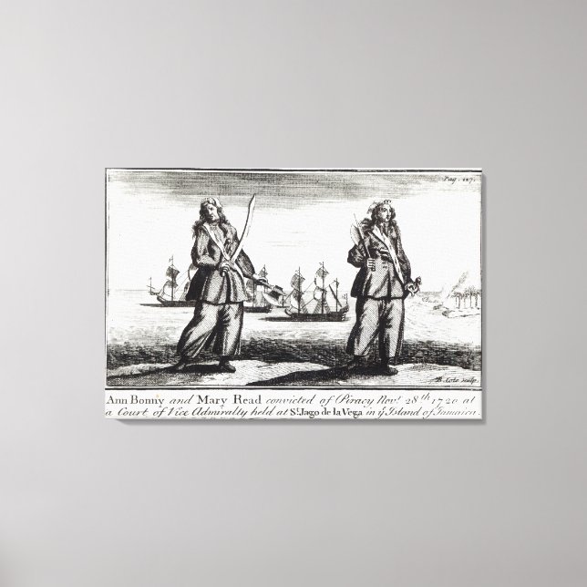 Lienzo Ann Bonny y Mary (Anverso)