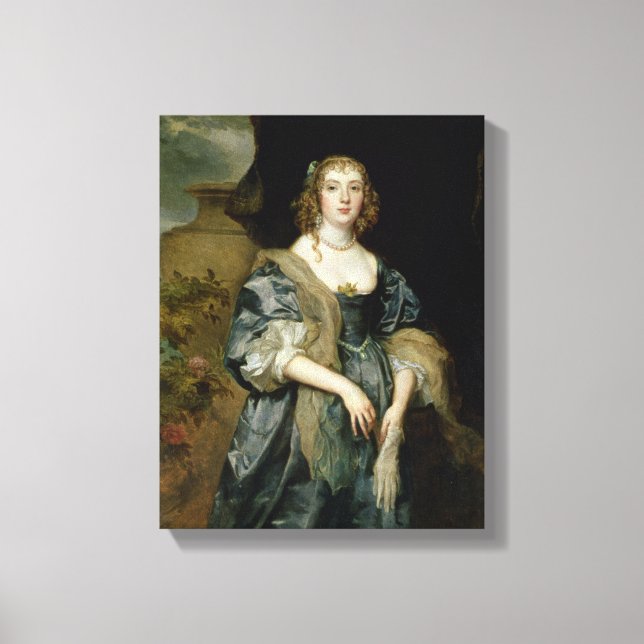 Lienzo Anne Carr, condesa de Bedford, c.1638 (Anverso)