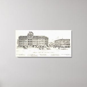 Lienzo Annie del lado sur del mercado y 3ª