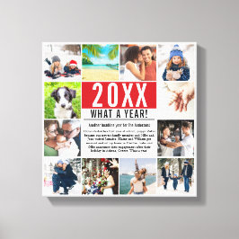 Lienzo Año Familiar Moderno En Revisión 12 Collages de fo