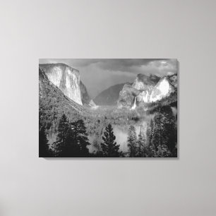 Lienzo ANSEL ADAMS - Yosemite Valley, Thunderstorm (1949)