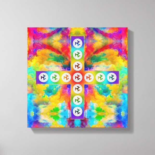 Lienzo Antahkarana Cross - Male Antahkarana (Anverso)