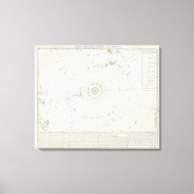 Lienzo Antártida (Anverso)