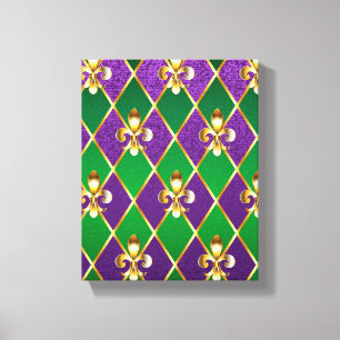 Lienzo Antecedentes de joyas Mardi Gras