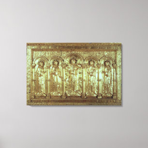 Lienzo Antependio que representa a Cristo con los donante