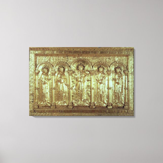 Lienzo Antependio que representa a Cristo con los donante (Anverso)