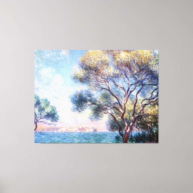 Lienzo Antibes de la mañana (Anverso)