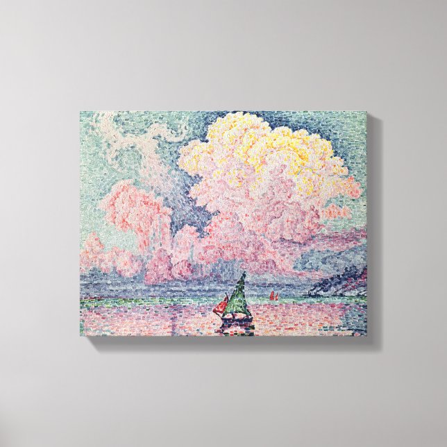 Lienzo Antibes, la nube rosa, 1916 (Anverso)