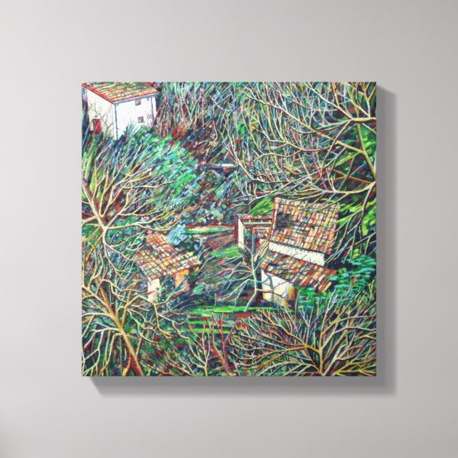 Lienzo Anticoli Winter (Anverso)