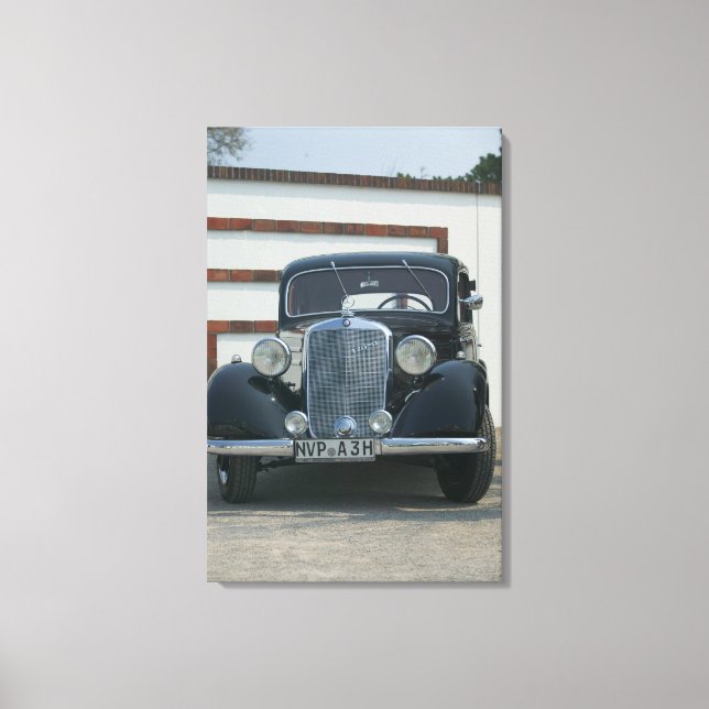 Lienzo anticuado mercedes (Anverso)