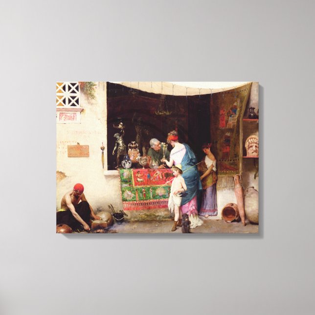 Lienzo Anticuario, 1880 (Anverso)