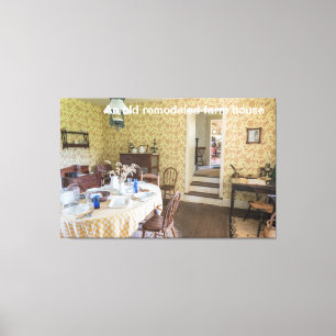 Lienzo Antigua granja remodelada