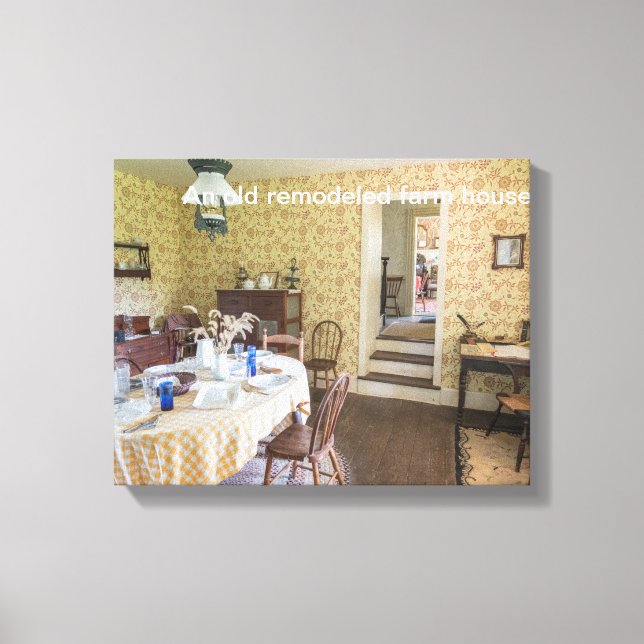 Lienzo Antigua granja remodelada (Anverso)
