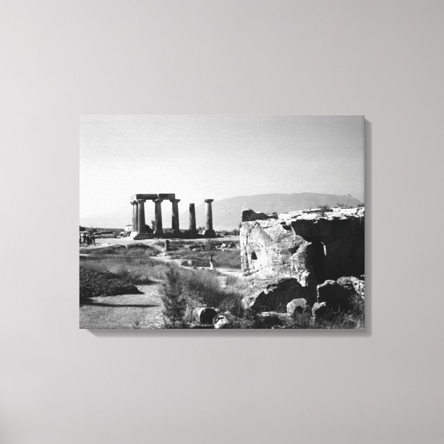 Lienzo Antigua Grecia Templo Corinth Apolo (Anverso)