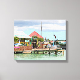 Lienzo Antigua, isla en el Caribe