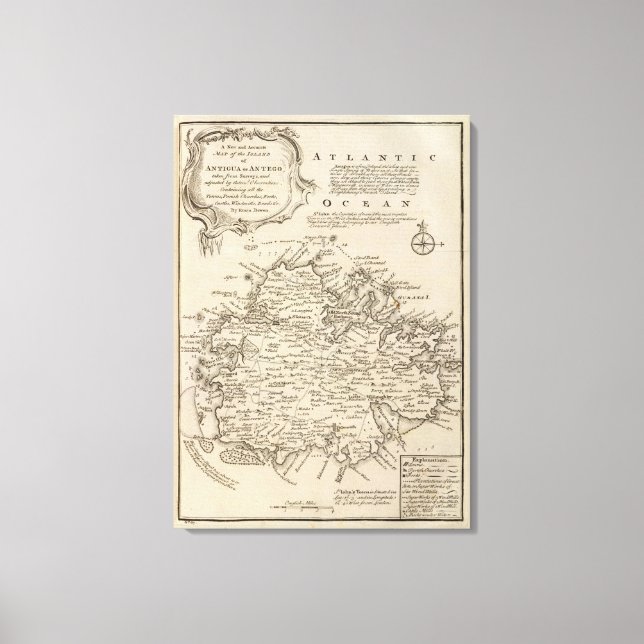 Lienzo Antigua o Antego (Anverso)