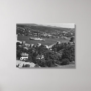 Lienzo Antigua Turquía Fortaleza del Bósforo de Estambul