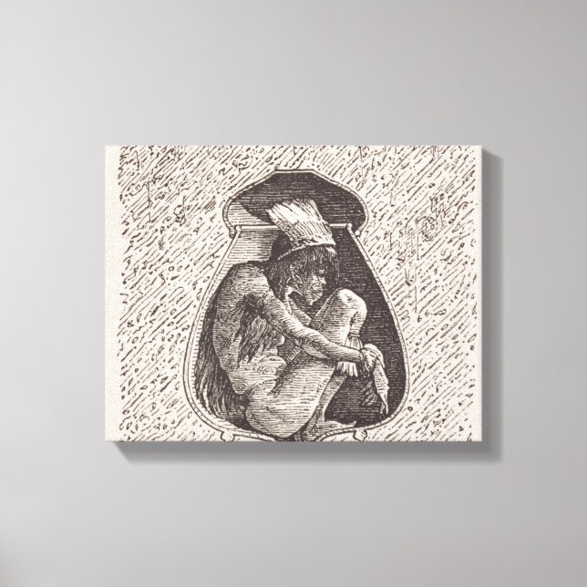 Lienzo Antiguo cementerio indio (Anverso)