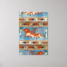 Lienzo Antiguo Creta Minoana Fresco