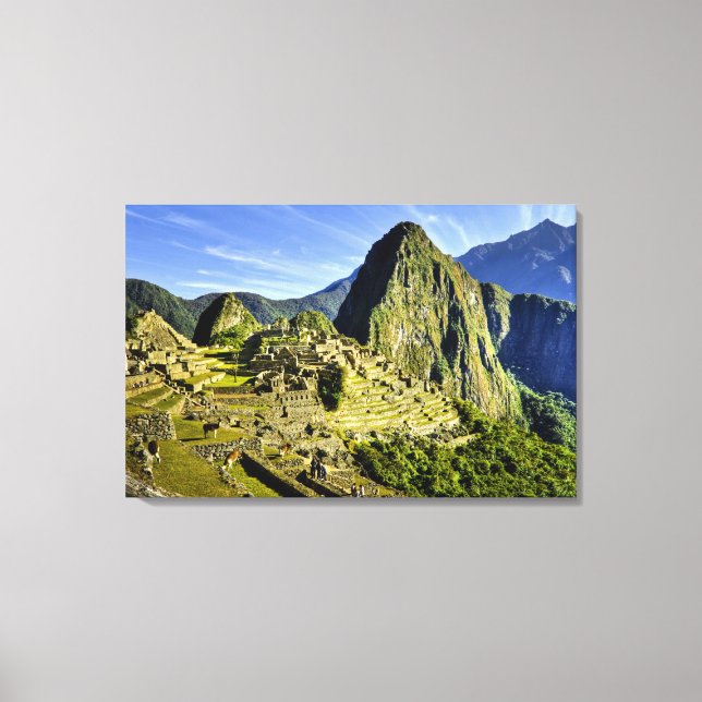 Lienzo Antiguo Machu Picchu, último refugio de la (Anverso)