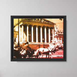 Lienzo Antiguo parlamento de Viena Austria