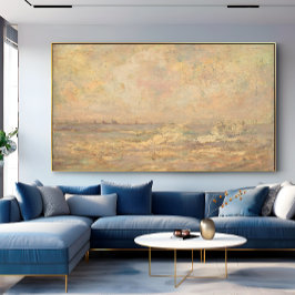 Lienzo Antiguo Pastel Romántico Marítimo Costero