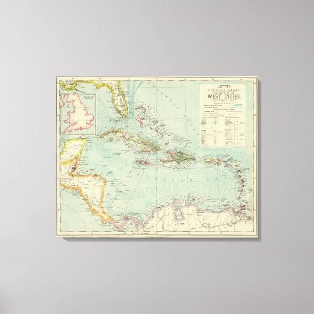 Lienzo Antillas o Antillas (Anverso)