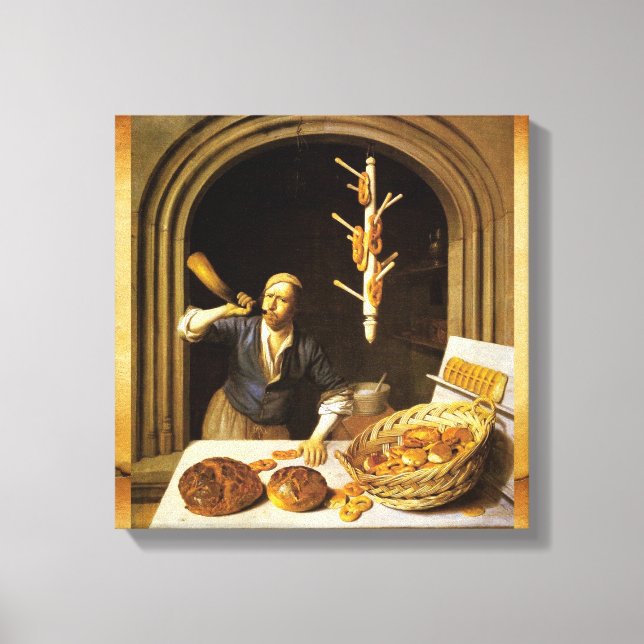 LIENZO ANTIQUE OVEN BAKER ,BAKERY BREAD TIENDA (Anverso)