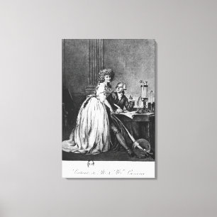 Lienzo Antoine Laurent Lavosier y su esposa