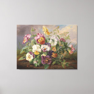 Lienzo Anton Mollis Vintage Pansy