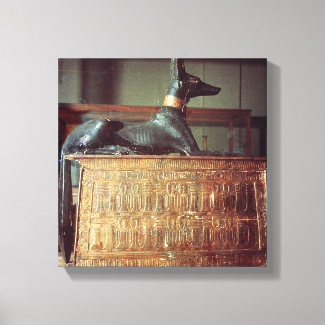 Lienzo Anubis, dios egipcio de los muertos (Anverso)