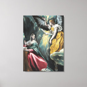 Lienzo Anunciación El Greco