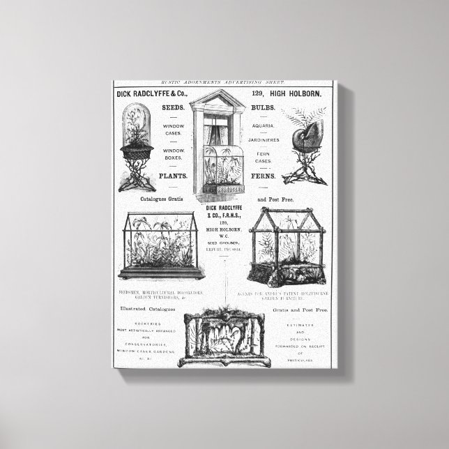 Lienzo Anuncio de 'Dick Radclyffe & Co.' Anuncio ruso (Anverso)