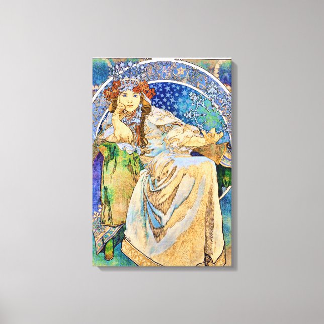 Lienzo Anuncio del Teatro Princess Hyacinth Vintage (Anverso)