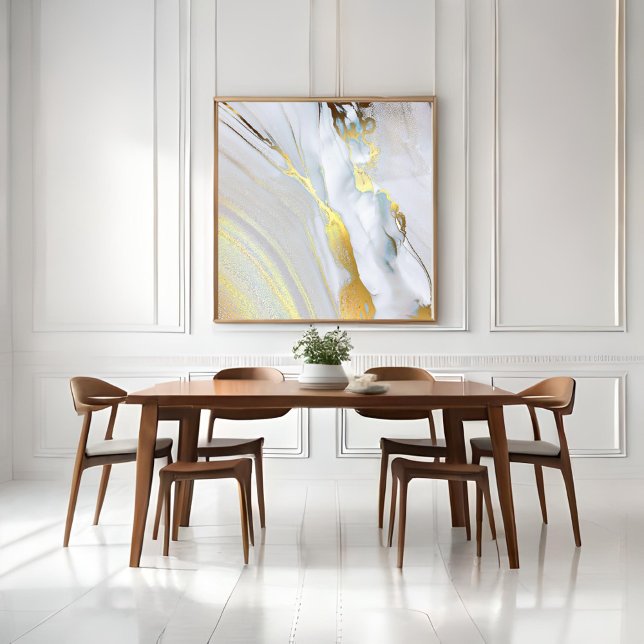 Lienzo *~ AP66 Espejo de mármol Resumen Relieve metalizad (Subido por el creador)