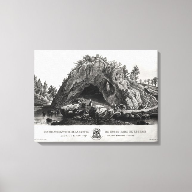 Lienzo Aparición de la Virgen María (Anverso)