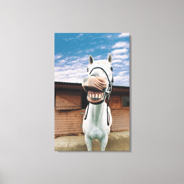 Lienzo Apertura de boca para acercamiento de caballos (Anverso)