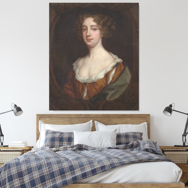Lienzo Aphra Behn (ca. 1670) (Insitu(Dormitorio))