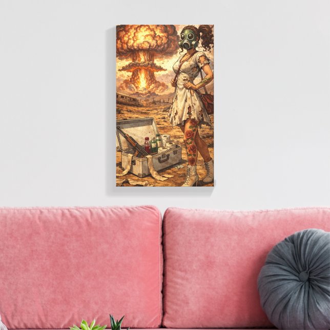 Lienzo Apocalipsis (Insitu (Sala de estar))