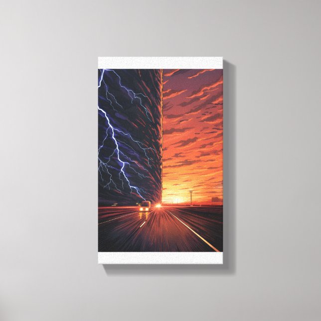 Lienzo Apocalyptic Horizon: Weather Phenomenon Art Print (Anverso)