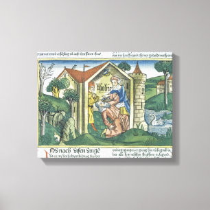 Lienzo Apocrypha: Tobit es cegado por los excrementos del