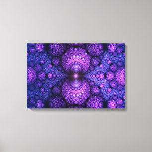 Lienzo Apofisis fractal - fusión de Átomos