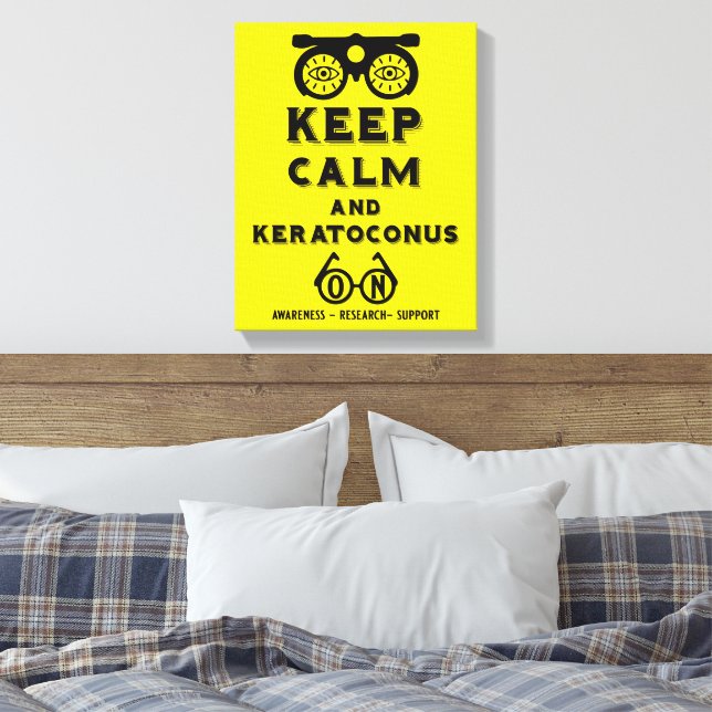 Lienzo Apoyo Y Conciencia De Keratoconos (Insitu(Dormitorio))