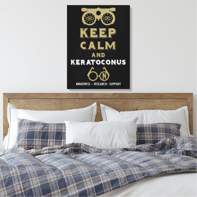 Lienzo Apoyo Y Conciencia De Keratoconos (Insitu(Dormitorio))