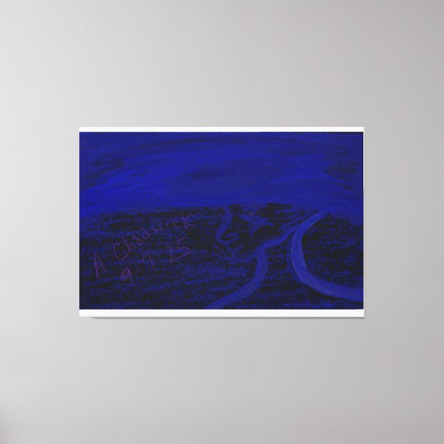 Lienzo Apparition in the Sea Stretched Canvas Print (Anverso)
