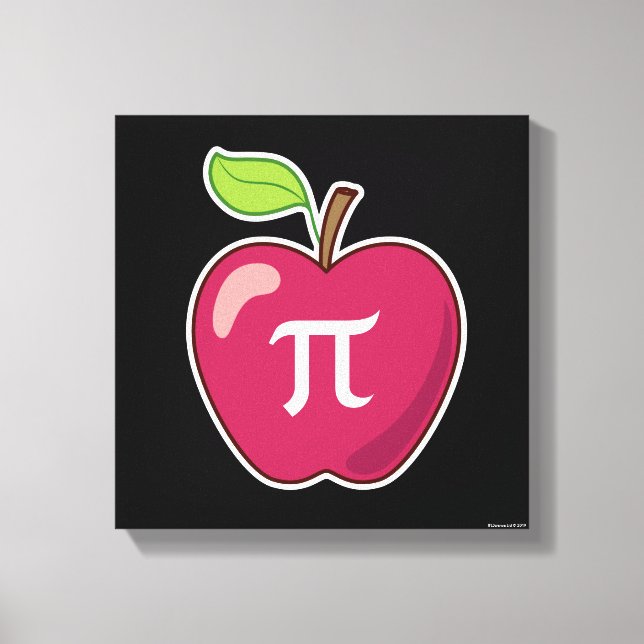Lienzo Apple Pi (Anverso)