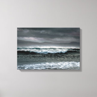 Lienzo Applecross Wave Seascape Photography Canvas Print