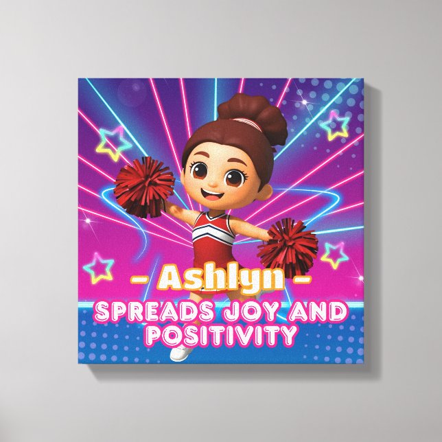 Lienzo Apreciador rojo personalizado | Personalizado Phot (Anverso)